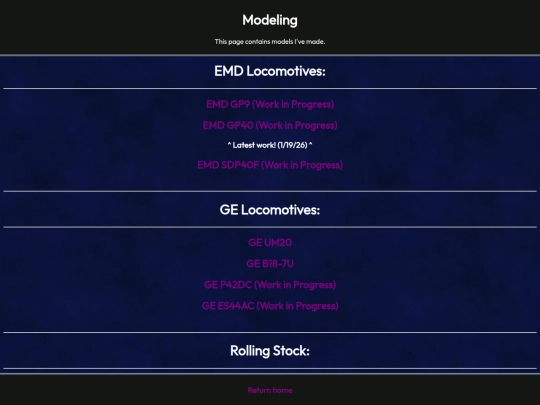Modeling_Pages/ModelingRedirectPage screenshot