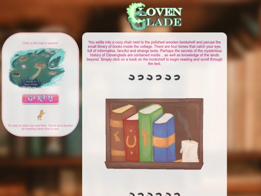 shrines/clovenglade/library screenshot