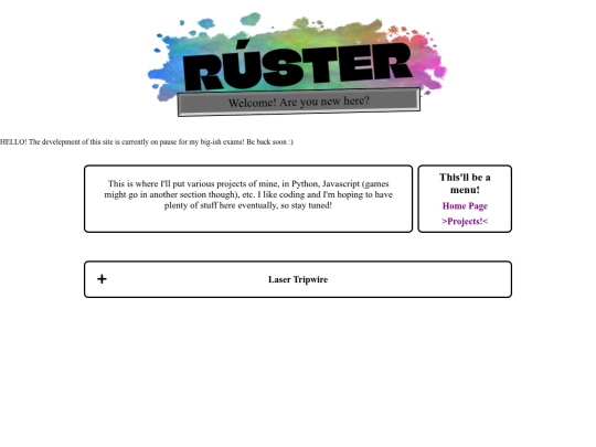 Projects screenshot