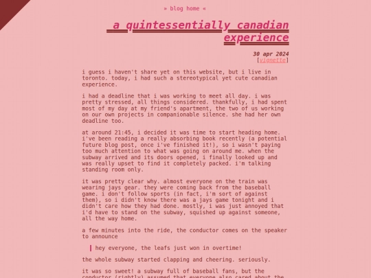 blog/leafs screenshot