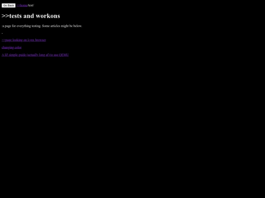 tests-and-workons screenshot