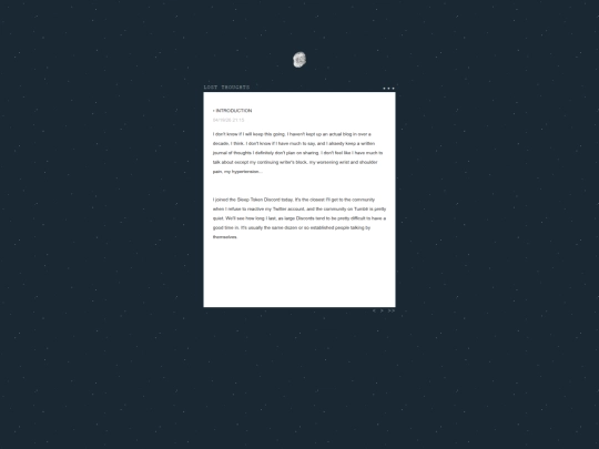 blog screenshot