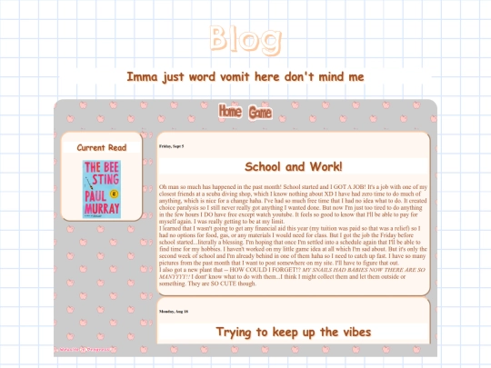 blog screenshot