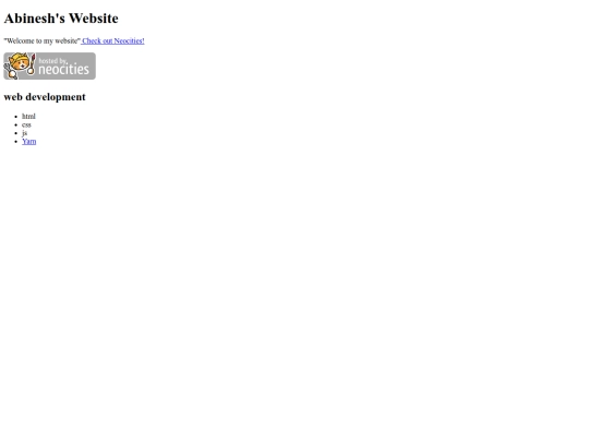 index screenshot
