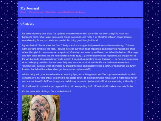 journal screenshot