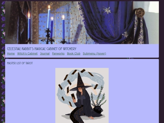 witchy/tarot/tarotmaster screenshot