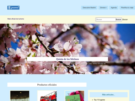 Turismomadrid screenshot