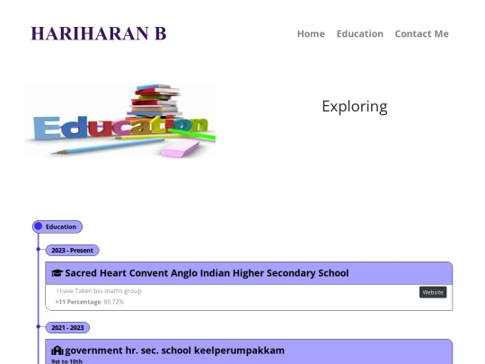 hari/education screenshot