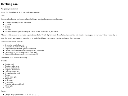 penspinning screenshot