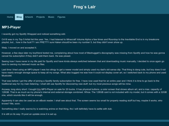 blog screenshot