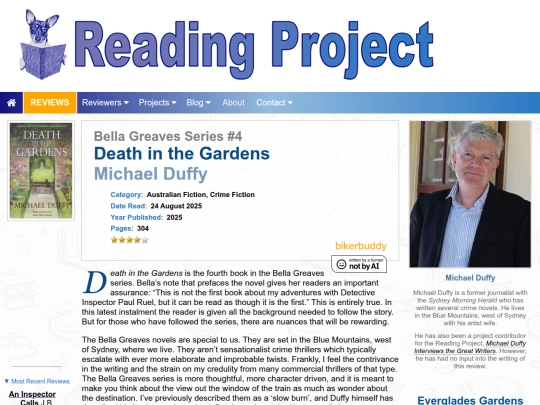 BookReviews/DeathInTheGardens_MichaelDuffy screenshot