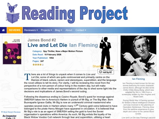 BookReviews/LiveAndLetDie_IanFleming screenshot