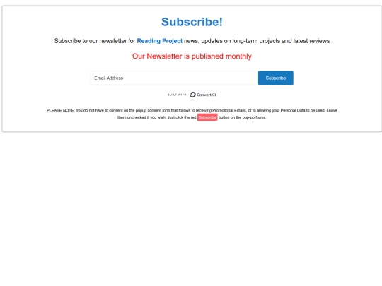 Subscription screenshot