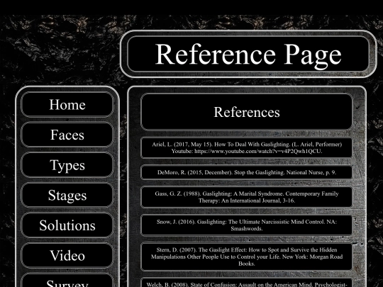 references screenshot