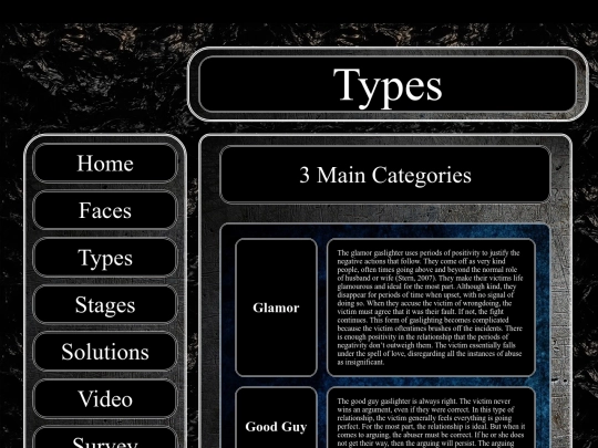 types screenshot