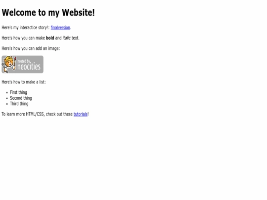 index screenshot