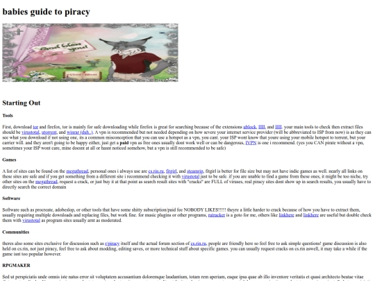 piracyguide screenshot