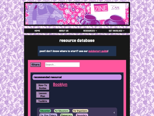 resource-database screenshot