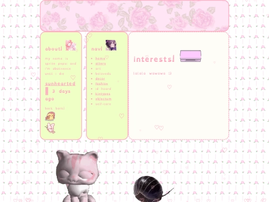 interests screenshot