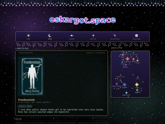 posts/frankenstein screenshot
