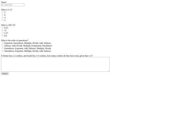 Documents/Math-Quiz screenshot