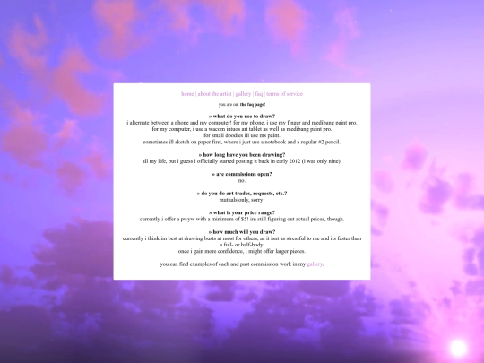 faq screenshot