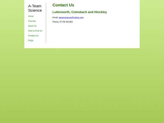 contact screenshot