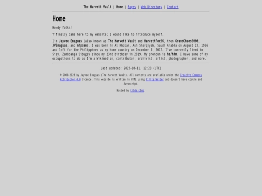 index screenshot