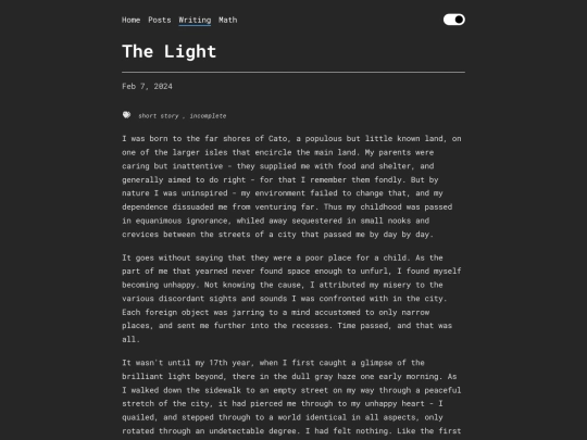 writing/Light screenshot
