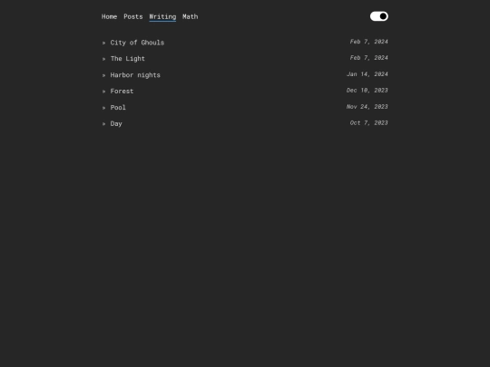 writing screenshot