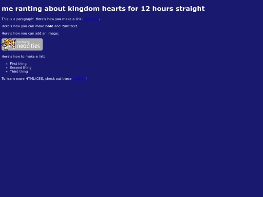 interests screenshot