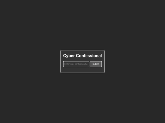 HOLS/confess screenshot