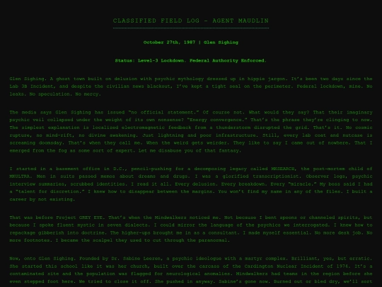 interlineas/agent-maudlin screenshot