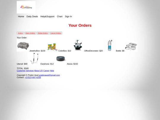 customer screenshot
