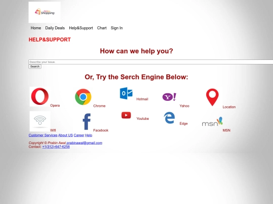 help screenshot