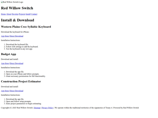install screenshot