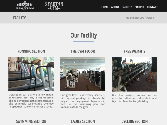 facility screenshot