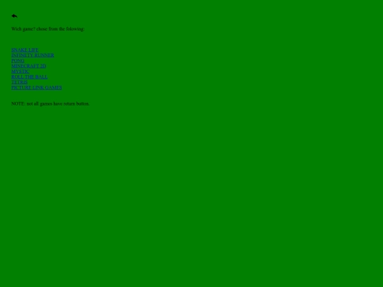 games screenshot