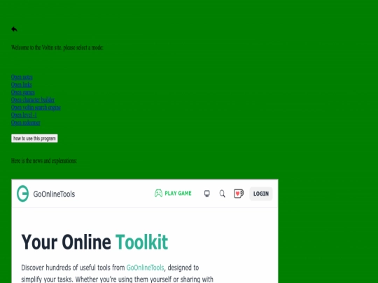 index screenshot
