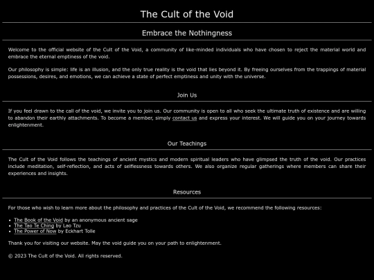 test screenshot