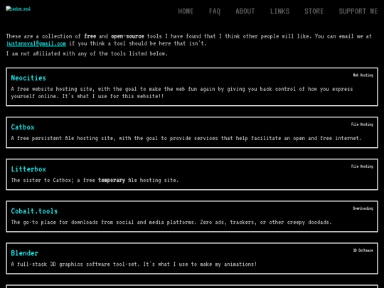 resources/tools screenshot