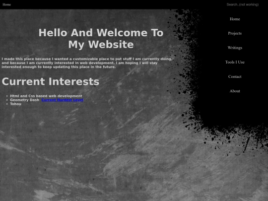 home screenshot