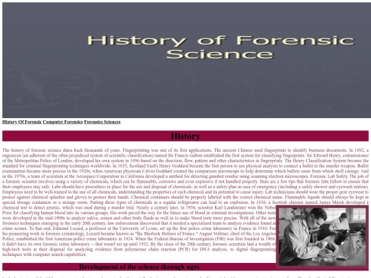 History of forensic screenshot