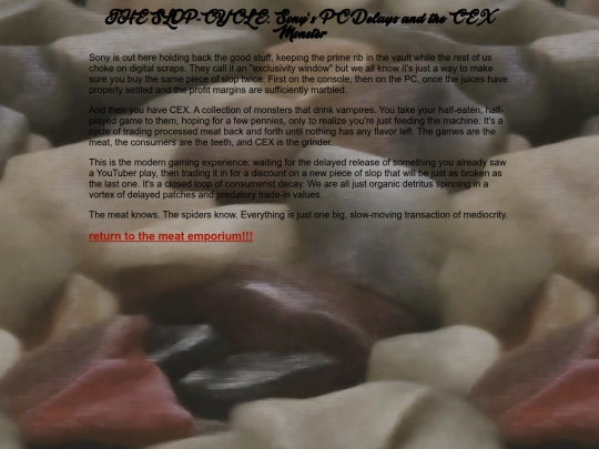 sony-cex-slop-cycle screenshot