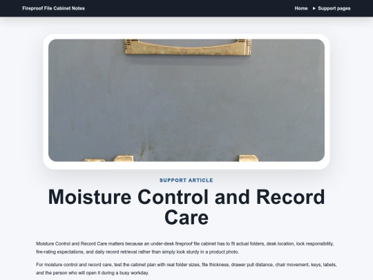 fireproof-file-cabinet-521/moisture-control-and-record-care screenshot