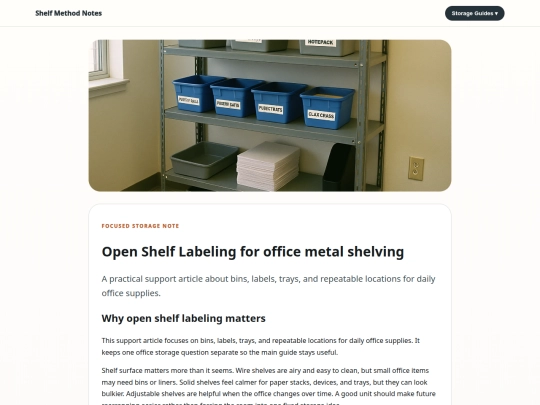 lestallion/metal-shelving/open-shelf-labeling screenshot