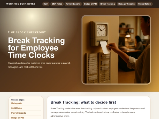 time-clocks-row118/break-tracking screenshot