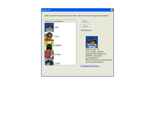 index screenshot