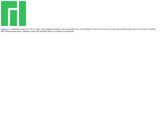 freesoftware/distros/manjaro screenshot