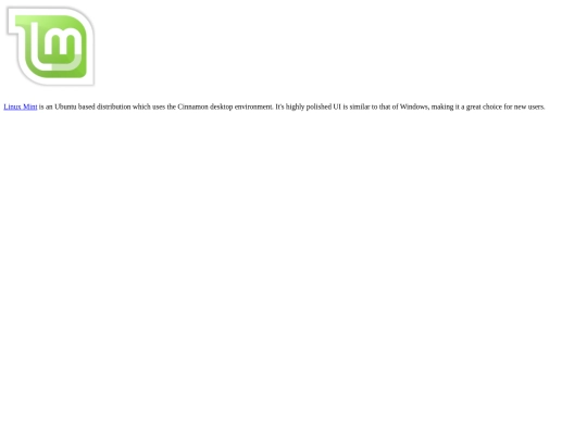 freesoftware/distros/mint screenshot